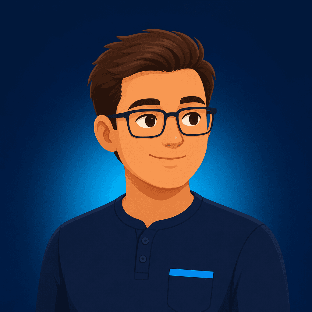 Illustrated portrait of Dan, founder of CiberTiger